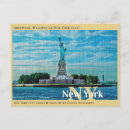Suche nach statue of liberty postkarten Vintag