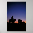Suche nach horse silhouette poster Cowboy