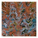 Suche nach blaue wellen poster Abstrakt