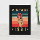 Suche nach made in 1981 karten Retro