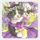 Suche nach kätzchen und schmetterlinge aufkleber Blume