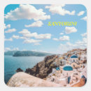 Suche nach santorini aufkleber Reise