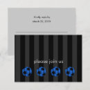 Suche nach soccer ball einladungen Blau