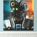 Suche nach roboter leinwandbilder Cyberpunk