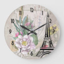 Suche nach vintage collage wanduhren Eiffelturm
