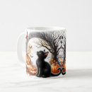Suche nach halloween katze tassen Vintage