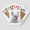 Suche nach französische bulldoggen spielkarten Brille