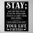 Suche nach selbstmord poster Unterstützungsgruppen