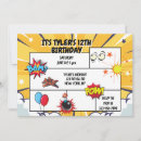 Suche nach comic book einladungen Party des superhelden