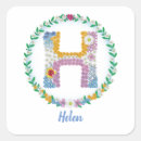 Suche nach buchstabe h aufkleber Blume