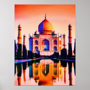 Suche nach taj mahal poster Reiseplakat