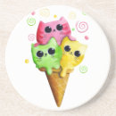 Suche nach nahrung und getränk untersetzer Kawaii