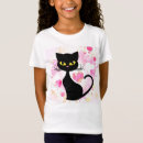 Suche nach schwarze katze mädchen tshirts Katzen