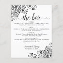 Suche nach bar für hochzeitsgetränke hochzeit menükarten Für sie/ihn