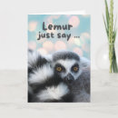 Suche nach lemur karten Niedlich