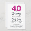Suche nach 40 geburtstag einladungen 40 jahre alt
