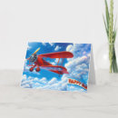 Suche nach rotes flugzeug karten Vintag