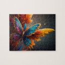 Suche nach eine welt puzzle Schmetterling