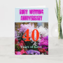 Suche nach 40 hochzeitstag karten Rubin