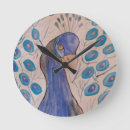 Suche nach blauer vogel wanduhren Farbig