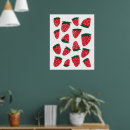 Suche nach rote erdbeeren poster Niedlich