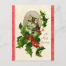 Suche nach vintage weihnachtsgrüße postkarten Katze
