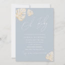 Suche nach blaue baby party einladungen Boho