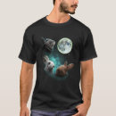 Suche nach die am mond heulen tshirts Wolf