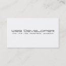 Suche nach web entwickler visitenkarten Technologie