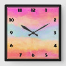 Suche nach der abstrakte wanduhren Aquarell