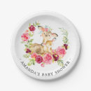 Suche nach rosa blume teller Babyparty