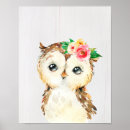 Suche nach baby eule poster Blumen