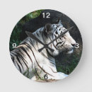 Suche nach weißer tiger wanduhren Wild