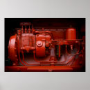 Suche nach roter traktor poster Vintage