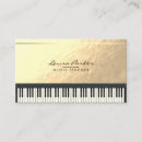 Suche nach tastatur visitenkarten Pianist