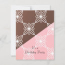 Suche nach rosa schokolade einladungen Braun