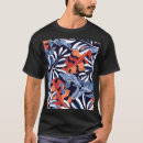Suche nach blauer hintergrund tshirts Blume