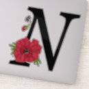 Suche nach buchstabe n aufkleber Blume