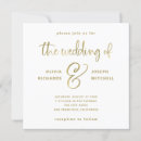 Suche nach gold and white wedding einladungen Elegant