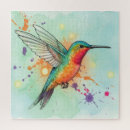 Suche nach kolibri puzzle Aquarell