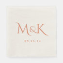 Suche nach elegante hochzeits servietten Mit monogramm