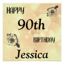 Suche nach 90 geburtstag poster Gold