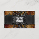 Suche nach wild west visitenkarten Wilder westen