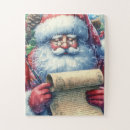 Suche nach weihnachtsmann puzzle Vintage