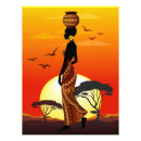 Suche nach afrikanische savanne poster Sonnenuntergang