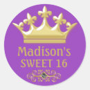 Suche nach lila kronen aufkleber Gold