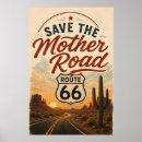 Suche nach amerikanische nostalgie poster Route 66
