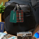 Suche nach tartan gepäckanhänger Rot