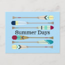 Suche nach paddel postkarten Blau