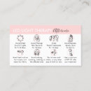 Suche nach rosa leder visitenkarten Schönheitssalon